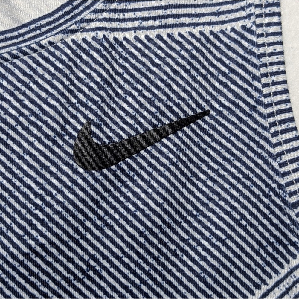 Nike Dri-FIT Sleeveless Fit & Flare Tennis Dress Blue White Women's XS - Picture 2 of 8